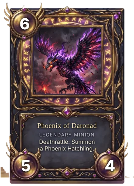 Phoenix of Daronad, a Legendary card